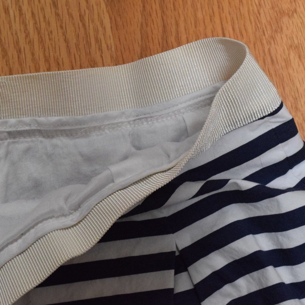 Loft Striped A-Line Skirt in Women's Size 8/10 - Picture 4 of 16